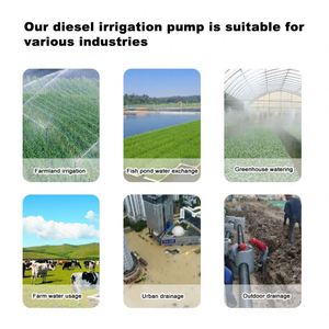 Pompe à eau diesel pour irrigation 100m Hea 12hp 100 Hp 10hp 12 Hp, moteur diesel monté sur remorque - Product Image 4