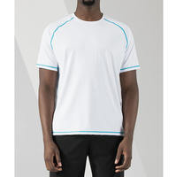 T-shirts en polyester pour hommes, tenues d'été pour adultes, vêtements de sport pour hommes, vente chaude