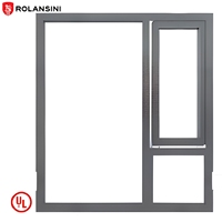Ventana Abatible de Acero Inoxidable Antihumo Rolansini, Resistente al Fuego, con Características de Seguridad para Uso Exterior y en Baños