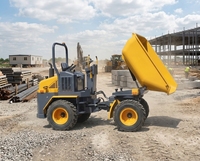 Mini-dumper 4x4 hydraulique à benne basculante pour chantier, tout-terrain, camion benne de construction