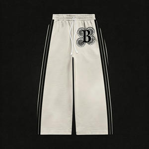 Vintage Autumn <b>Thermal</b> 100% Cotton Streetwear Jacket & Sweatpants 2-Piece Set <b>for</b> <b>Men</b> - Product Image 3