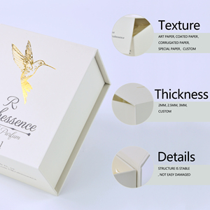 Cajas de Regalo de Papel con Cajón Deslizante Personalizadas, Juego de Cajas para Relojes y Collares con Caja de Joyería - Product Image 2