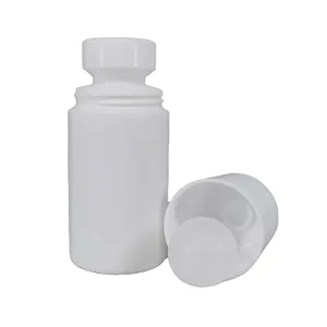 60ml 2 Unzen leere nachfüllbare weiße Kunststoff-Parfums aus ätherischem Öl rollen auf Flasche für Deodorant behälter mit Rollerball