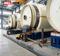 Machine de pyrolyse écologique pour plastiques et caoutchoucs, convertit les pneus en huile combustible, équipement de recyclage par lots pour usine