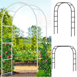 Décoration de fête porte d'escalade plante noire <span class=keywords><strong>arche</strong></span> de mariage Pergola jardin <span class=keywords><strong>arche</strong></span> de Rose <span class=keywords><strong>en</strong></span> métal - Product Image 3