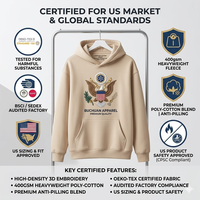 Sudaderas con Capucha Bordadas en 3D Personalizadas al por Mayor, Sudaderas de Invierno para Sudaderas Lisas, Sudaderas con Capucha Extra Grandes con Bordado 3D