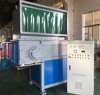 Broyeur de recyclage de plastique à un seul arbre pour le broyage de profilés en PP, HDPE, PVC et de tuyaux, équipement de broyage pour la réutilisation des déchets