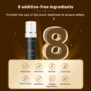 Nhãn hiệu riêng OEM Tái Tổ Hợp Collagen làm sạch bọt Mousse rửa mặt chống lão hóa dưỡng ẩm Mousse Sữa rửa mặt - Product Image 5