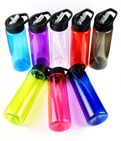 Bouteille d'eau isotherme unisexe de 750 ml à couche unique avec paille, prête à l'emploi transfrontalière, pour sports de plein air, avec bec verseur pratique et respectueuse de l'environnement