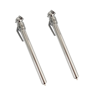 Manómetro de Neumáticos de Lectura Fácil 0-3.5kg 5-50PSI con Cabezal de Sujeción para Medición de Presión de Neumáticos de Motocicleta y Bicicleta - Product Image 4