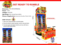 Machine de jeu d'arcade électronique IFD 2026 en anglais pour 2 joueurs, jeu de compétences pour enfants et adultes, avec système de récompense
