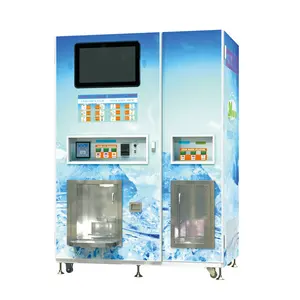 Máquina Expendedora de agua y hielo, servicio automático, con monedas, superventas