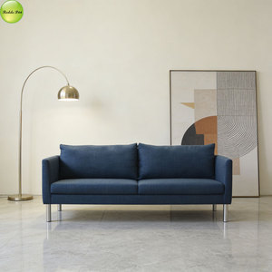 ReddeBoo, gran oferta, sofá <span class=keywords><strong>de</strong></span> tela nórdico para sala <span class=keywords><strong>de</strong></span> estar, sofá seccional Simple <span class=keywords><strong>de</strong></span> 2 plazas para apartamento, sofá Modular <span class=keywords><strong>de</strong></span> dos plazas 9006 - Product Image 2