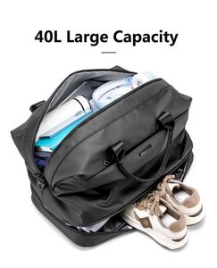 Nouveau Sac de Voyage 2025 Moins Cher Personnalisé 40L en Polyester Imperméable avec Membrane pour Gym et Fitness, Sac Polochon d'Affaires pour Femmes et Hommes - Product Image 3