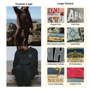 Abbigliamento personalizzato da donna in morbido pile ricamato 3D maglione maglione <span class=keywords><strong>oversize</strong></span> da caffè <span class=keywords><strong>marrone</strong></span> Streetwear <span class=keywords><strong>felpa</strong></span> - Product Image 2