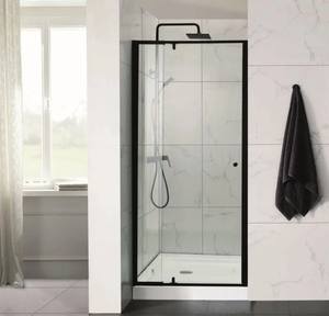 JH Moderno Mampara de <span class=keywords><strong>Ducha</strong></span> Corredera de Cristal de 8mm sin Marco Plateado <span class=keywords><strong>para</strong></span> Baños Interiores de Hoteles y Cuartos de <span class=keywords><strong>Ducha</strong></span> Cuadrados - Product Image 3