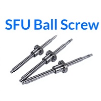 Kit de table coulissante à vis sans fin de précision C7 avec roulement à billes série SFU 1204/1605 pour machine-outil d'automatisation, longueur 1 mètre