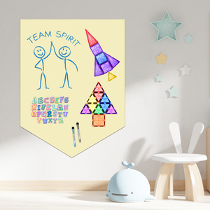 Calcomanía de pared Popular, juego de <span class=keywords><strong>pizarra</strong></span> magnética autoadhesiva, <span class=keywords><strong>pizarra</strong></span> para escribir y enviar mensajes, decoración fácil del hogar para educación de niños - Product Image 5