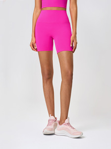 Short de yoga haut pour femme pour printemps été nouveau sens nu pas de ligne d'embarras pantalon de fitness à trois points pour la course - Product Image 6