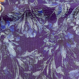 Nhà Máy Bán Buôn Dệt Nhăn Muối Giảm Kỹ Thuật Số In Hoa Thoáng Khí Mềm Mại 100% Bông Vải Cho Áo Sơ Mi & Túi Xách - Product Image 4