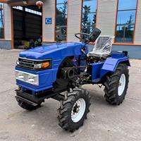Mini tracteur diesel 4x4 25 CV 30 CV avec certification COC, équipements de labour et de rotovator pour usage agricole domestique et petites exploitations