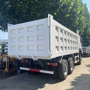 Promotional HOWO 6x4 dump truck for construction waste <b>transportation</b>, payload 41-50 tons, max gross weight 10-15 tons. - Product Image 6