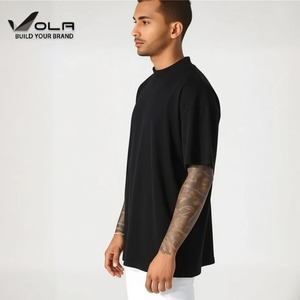 OLA- T-Shirt di Lusso da 300Gsm per Uomo, Unisex, con Stampa Grafica, 100% Cotone, Streetwear, Oversize - Product Image 5