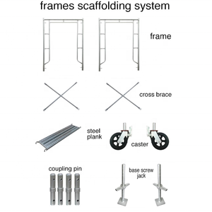 Gegalvaniseerd Stalen Frame Steigers Cross <span class=keywords><strong>Brace</strong></span> - Product Image 2