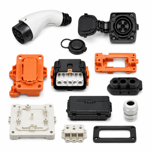 Nouvelles pièces en plastique pour l'énergie nouvelle, boîtier de pistolet de recharge EV, coque de connecteur d'entrée de charge, composants de boîtier de batterie, moulage sur mesure OEM - Product Image 1