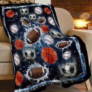Black Splash Sneaker Art Flannel <b>Blanket</b> Throw <b>Blanket</b> Nap <b>Blanket</b> Breathable Skin Friendly <b>for</b> Travel <b>Camping</b> Custom Print - Product Image 2