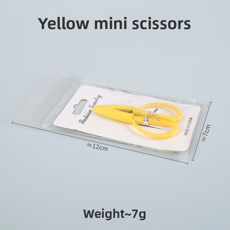 Yellow mini scissors