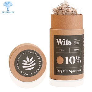 Custom Cardboard Round Tube Cylinder Kraft Essential Tea Oil Packaging Box Round Box - Product Image 2