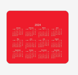 Tapis de souris calendrier horizontal personnalisé avec logo, base antidérapante, pour bureau, ordinateur, événement promotionnel, cadeau - Product Image 3