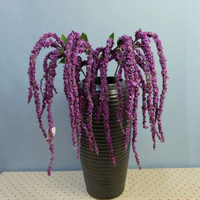Amaranthus artificiel suspendu en gros, verdure réaliste en mousse pour vase de mariage et bouquet, personnalisable en vrac