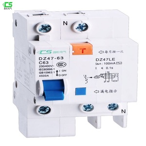 CNCSGK Rccb RCBO <span class=keywords><strong>DZ47LE</strong></span> Elcb เบรกเกอร์,เบรกเกอร์กันไฟรั่วสำหรับแผ่นดินโลกปัจจุบันเหลือ4P 16a 25a 32a 50a <span class=keywords><strong>32</strong></span> Amp - Product Image 1