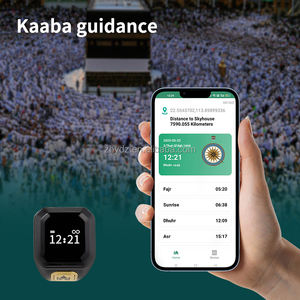 Herren Smart Zikr-Ringe Muslimischer Qibla-Gebets-Ring Drehbarer Zähler Android iOS Kompatibel Kunststoffgehäuse - Product Image 2