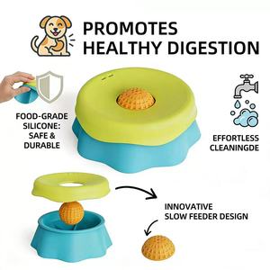 Nuevos Juguetes de Alimentación Lenta para Perros, Platos Esféricos Antideslizantes para Alimentación Lenta - Product Image 4