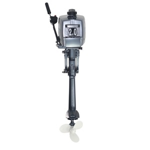 เครื่องยนต์เรือลิงตง รุ่นใหม่ 2.0 2 จังหวะ เบนซิน อลูมิเนียม สีเทาอ่อน T2.0BMS สำหรับใช้กับเรือ - Product Image 1
