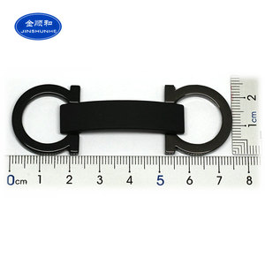Elegante negro de china de aleación de zinc de <span class=keywords><strong>zapatos</strong></span> de hebilla de metal - Product Image 2
