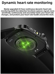Nouvelle montre connectée intelligente avec écran AMOLED HD, appels Bluetooth, suivi de la santé, du sommeil, de la fréquence cardiaque et de l'oxygène sanguin - Product Image 5