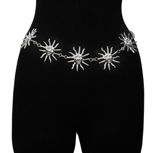 Catena per il corpo in metallo multistrato, gioielli alla moda, catena sexy per il petto, catene per la pancia da bikini, catena per la vita, cintura con sole e <span class=keywords><strong>luna</strong></span> - Product Image 3