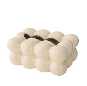 Escultura Artesanal de Resina Creativa en Forma de Nubes, Caja de Pañuelos Decorativa, Artesanía de Cerámica - Product Image 5