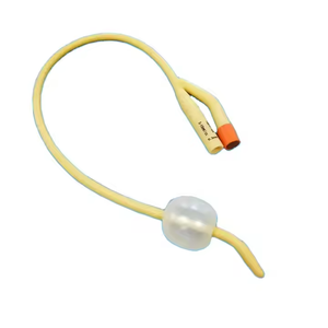 Kateter Foley Lateks Berlapis Silikon Grosir Pabrik dengan Ujung Coude - Product Image 1