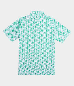 OEM Custom Breathable Printed Spandex Cotton for <b>Polo</b> <b>Shirt</b> for Men Emerald <b>Green</b> Golf Clothes - Product Image 5
