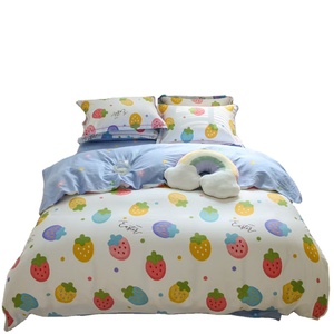 Sndon 1 Ga Trải Giường 1 Vỏ Chăn 2 Vỏ Gối Bộ Ga Trải Giường Cotton Chải Kỹ 200 Số Sợi Chỉ 100% Bộ Ga Trải Giường 4 Món - Product Image 1