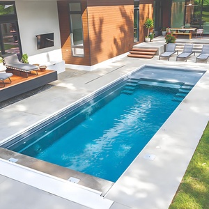 Piscina de fibra de vidrio poliéster exterior - Product Image 1