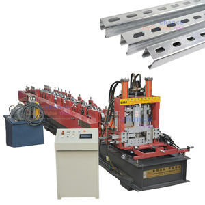 Encalado <span class=keywords><strong>Purlins</strong></span> que forma la máquina <span class=keywords><strong>C</strong></span> Z Sección Acero PLC Panel de control Máquina formadora de rollos - Product Image 4