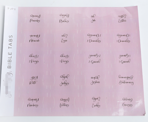 Linguette di indicizzazione settimanale della bibbia su misura lamina d'oro <span class=keywords><strong>quaderni</strong></span> laminati <span class=keywords><strong>etichette</strong></span> adesivi per il segnalibro della bibbia - Product Image 3