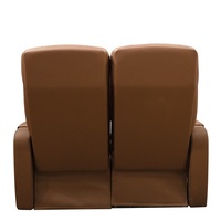 Fauteuil de cinéma double VIP en cuir sur mesure de luxe, canapé de cinéma, mobilier