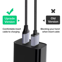 Cable de carga Micro USB a USB 2,0 de 3 pies y 5 pines, Cable trenzado de nailon Compatible con dispositivos Android Galaxy S7 S6 Note Kindle PS4
